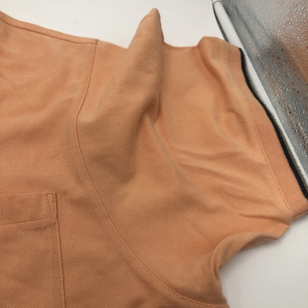 Munsingwear Mens Polo Shirt Orange Creamsicle Color Size‎ Large Chest Pocket